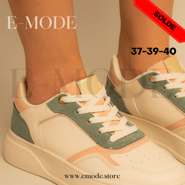 Baskets Multi-couleurs - Ref-0528
