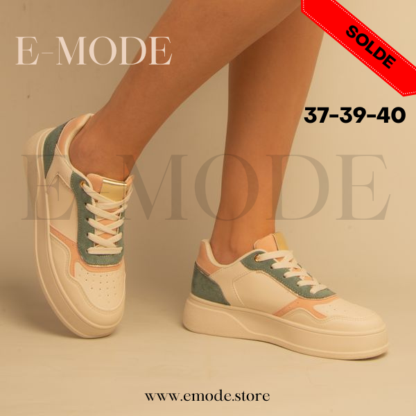 Baskets Multi-couleurs - Ref-0528