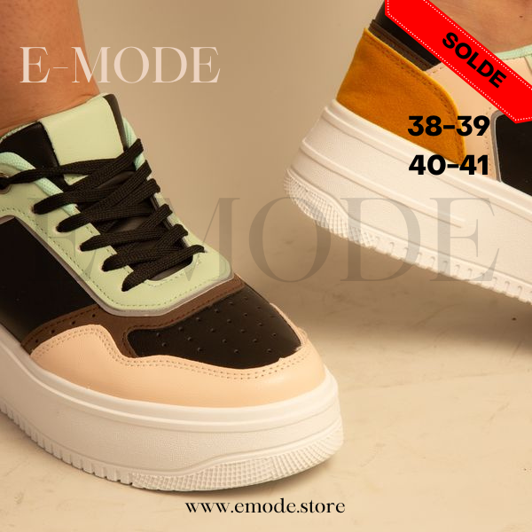 Baskets Multi Couleurs - Ref-0536