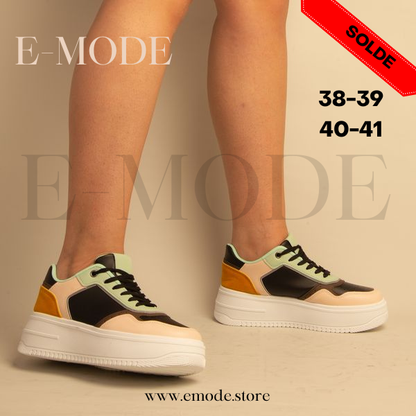 Baskets Multi Couleurs - Ref-0536