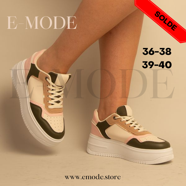 Baskets Multi Couleurs Ref-0537