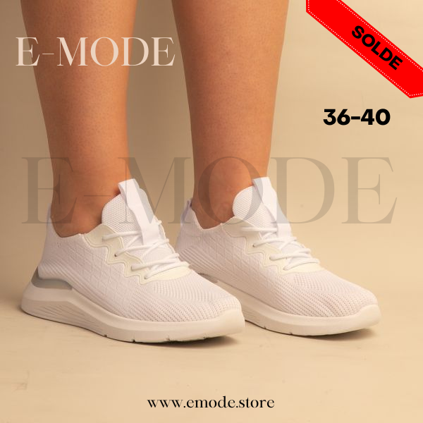 Baskets Blanches - Ref-0548