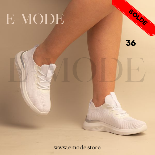Baskets Blanches - Ref-0548