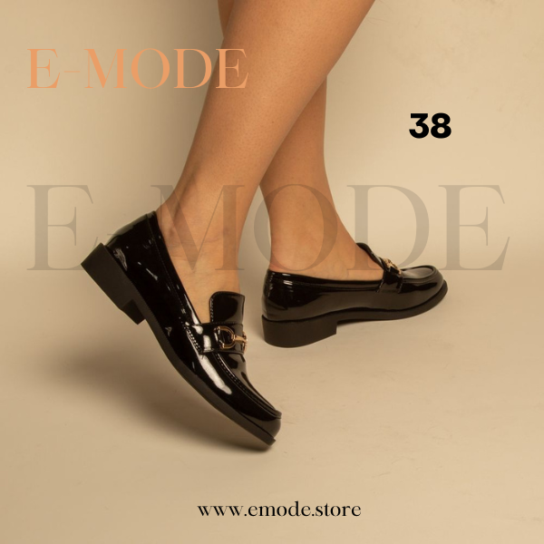 Mocassins - Noir - REF-0828
