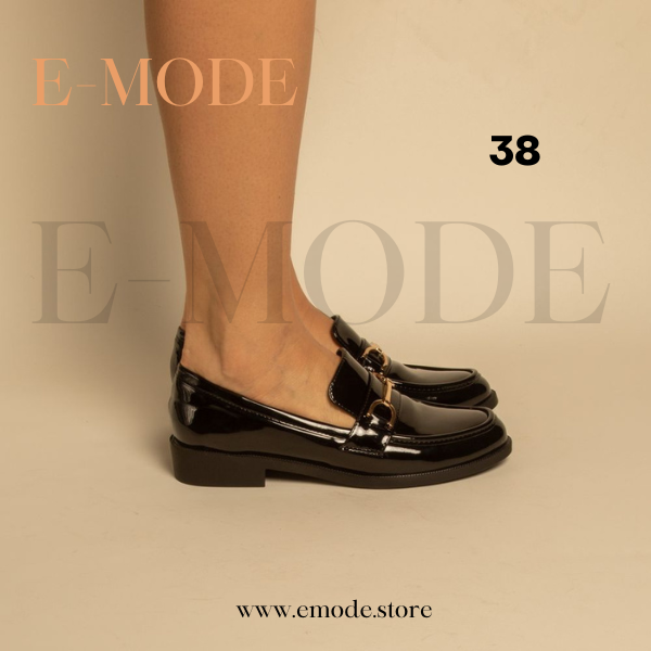 Mocassins - Noir - REF-0828