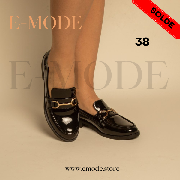 Mocassins - Noir - REF-0828