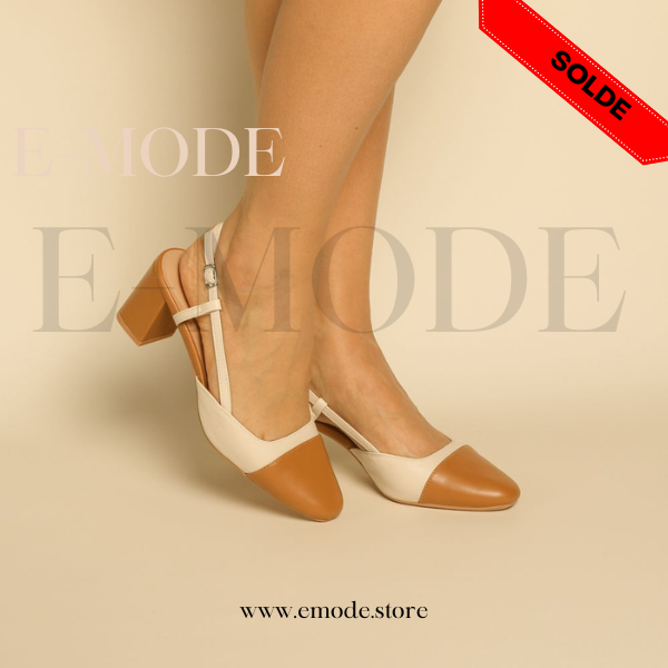 Escarpins - Simili Cuir - Marron / REF-0843