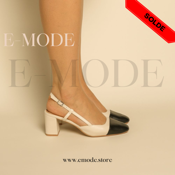 Escarpins - Simili Cuir - Beige / REF-0844