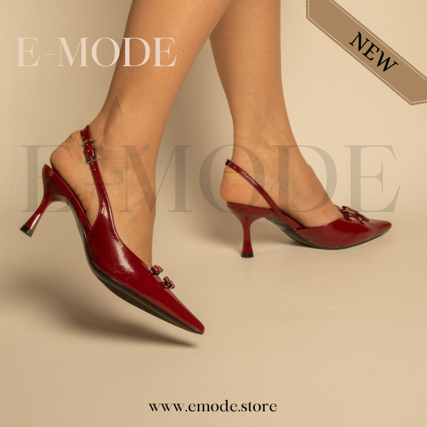 Escarpins slingback Rouge REF / 0870
