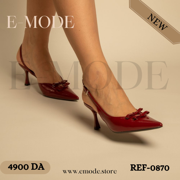 Escarpins slingback Rouge REF / 0870