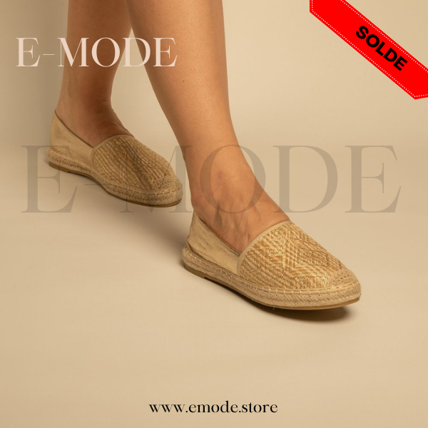 Espadrilles Chic Beige Doré / REF 0871
