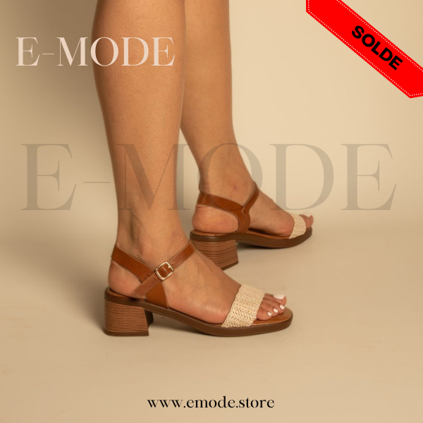 Sandales a Talons Beige / REF-0873