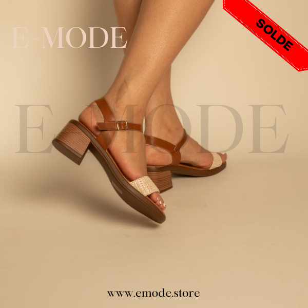 Sandales a Talons Beige / REF-0873