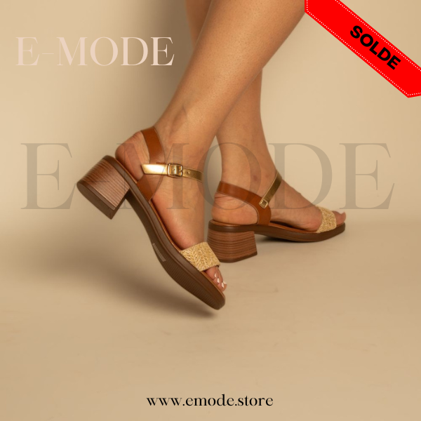 Sandales a Talons Khaki / REF-0874