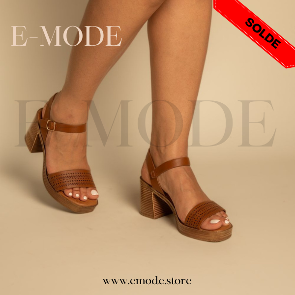 Sandales a Talons Marron / REF-0876