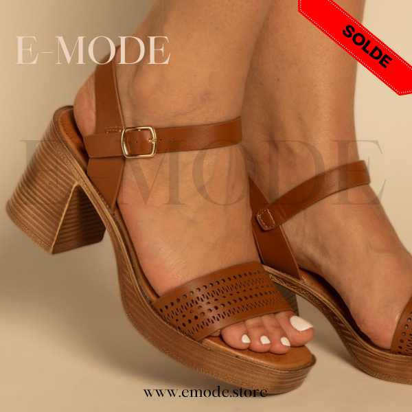 Sandales a Talons Marron / REF-0876