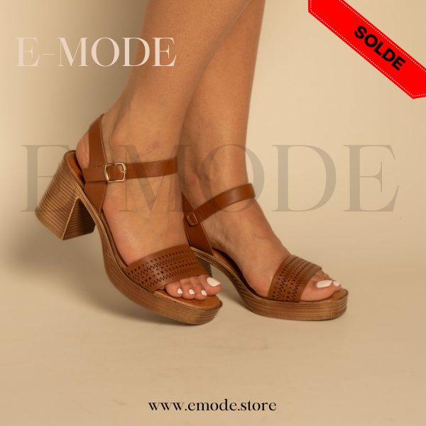Sandales a Talons Marron / REF-0876