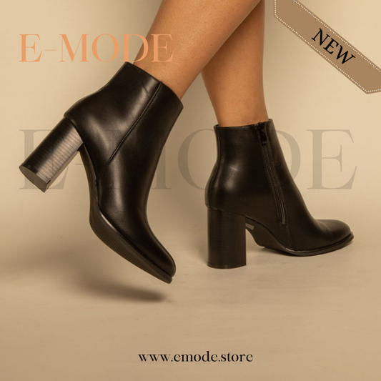 Bottines a Talons Noir REF-0891