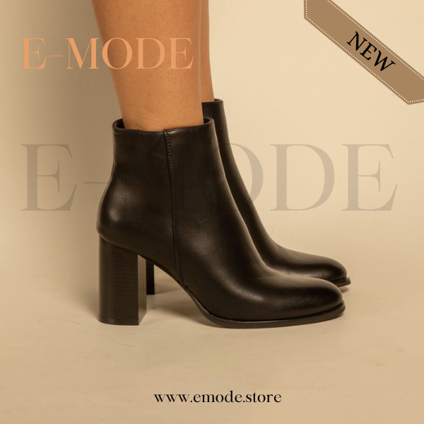 Bottines a Talons Noir REF-0891