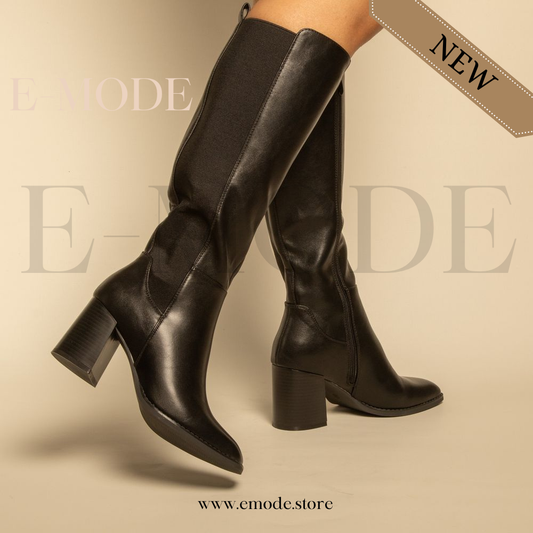 Cavalières a talons Noir REF-0902