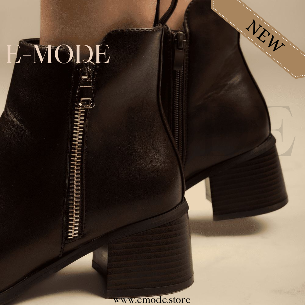 Bottines - Simili cuir - Marron Fonce REF-0904