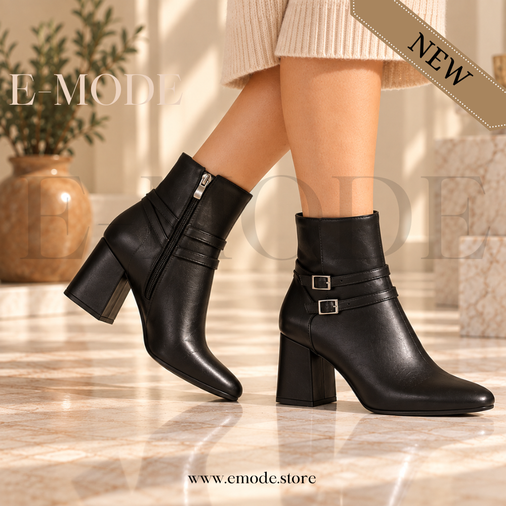 Bottines A Talons -Noir- REF-0910