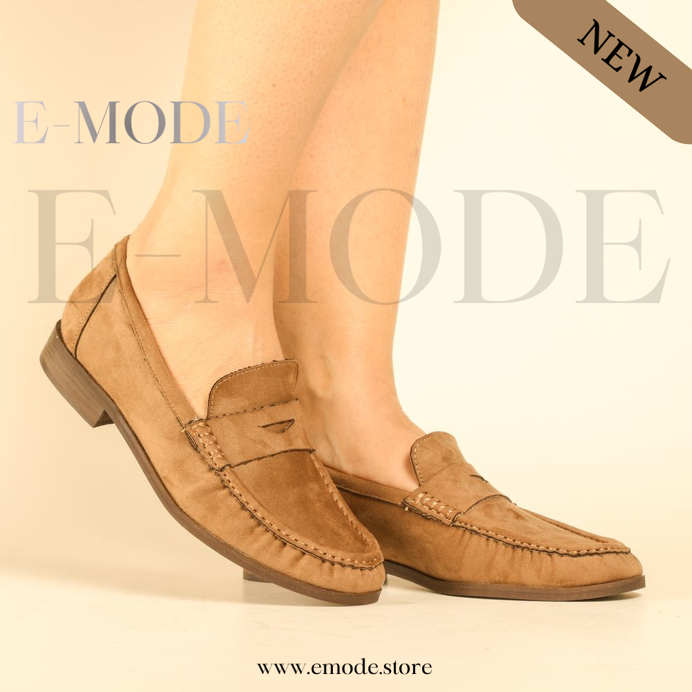 Mocassin Couleur Taupe - REF-0965
