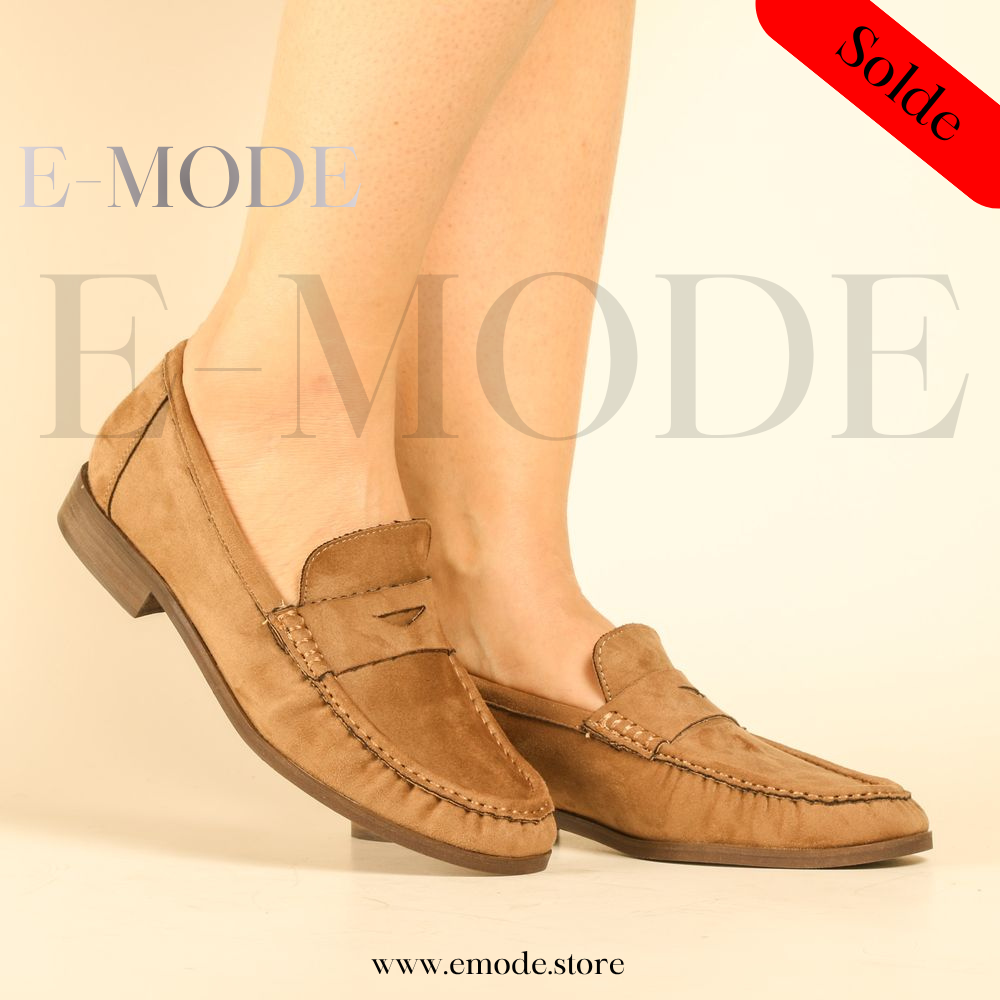 Mocassin Couleur Taupe - REF-0965