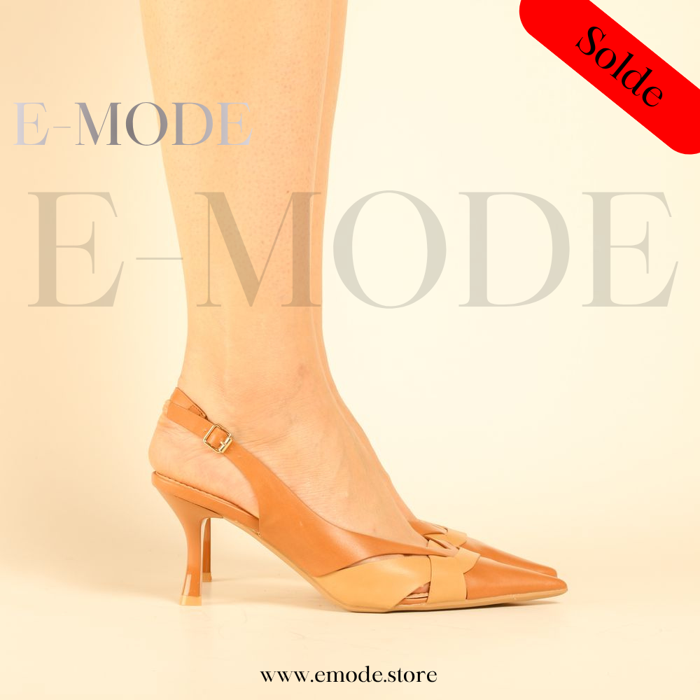 Escarpins Camel / Beige - REF-0979