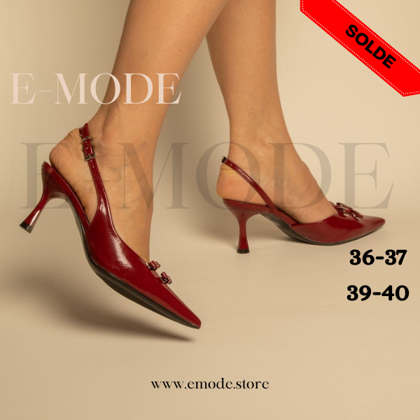 Escarpins slingback Rouge REF / 0870