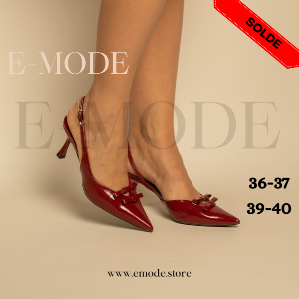 Escarpins slingback Rouge REF / 0870