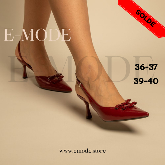 Escarpins slingback Rouge REF / 0870