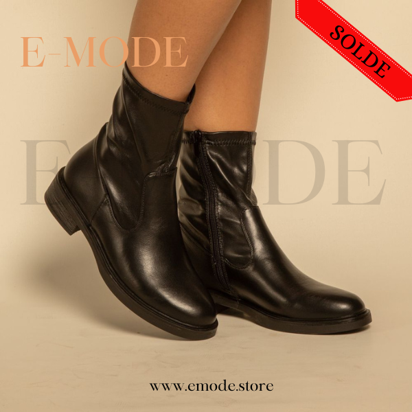 Bottines Noir REF-0895