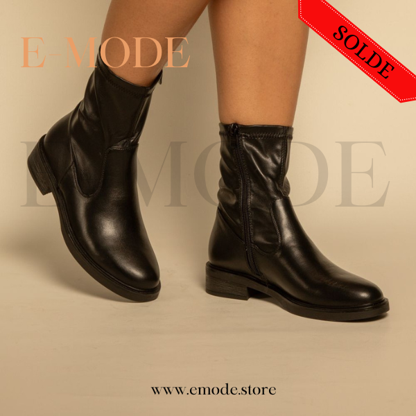 Bottines Noir REF-0895