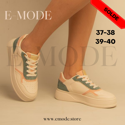Baskets Multi-couleurs - Ref-0528