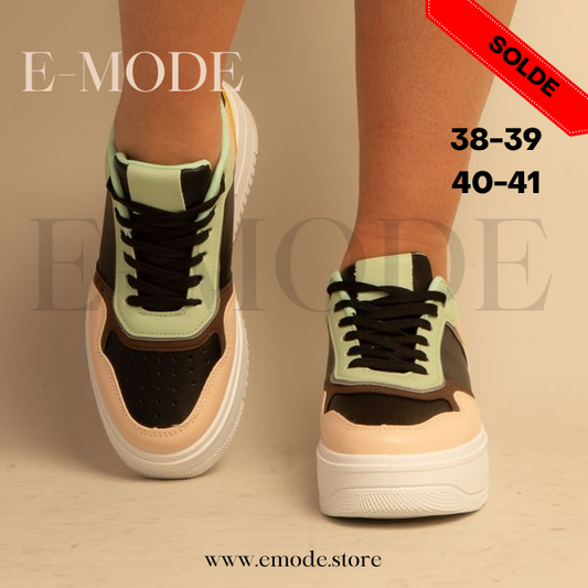 Baskets Multi Couleurs - Ref-0536