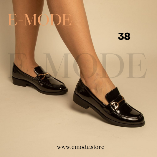 Mocassins - Noir - REF-0828