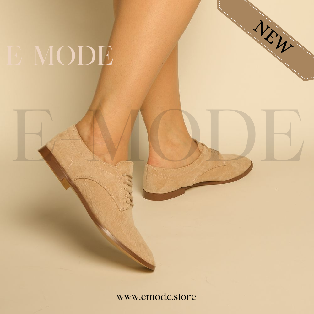 Derbies en Daim - Beige REF-0840