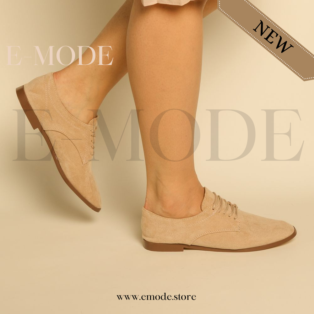 Derbies en Daim - Beige REF-0840