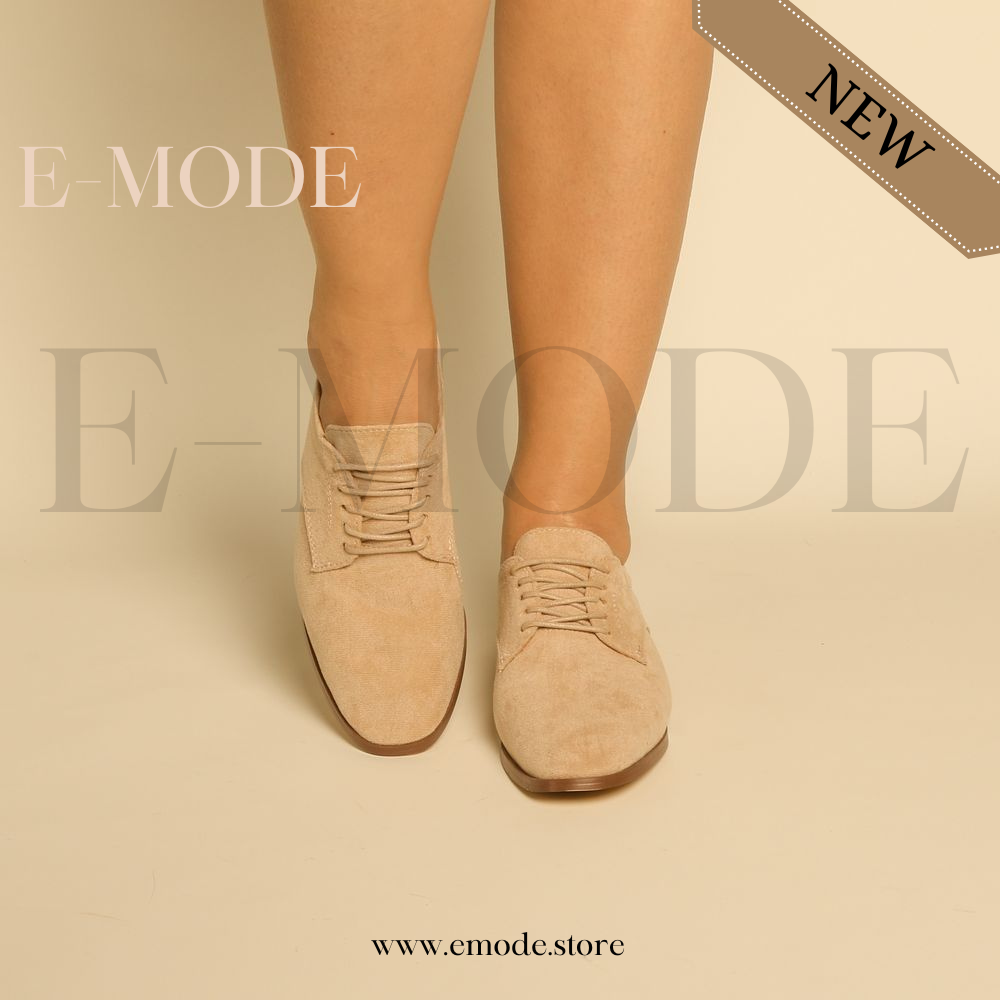Derbies en Daim - Beige REF-0840