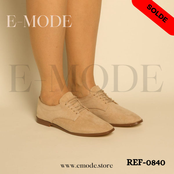 Derbies en Daim - Beige REF-0840