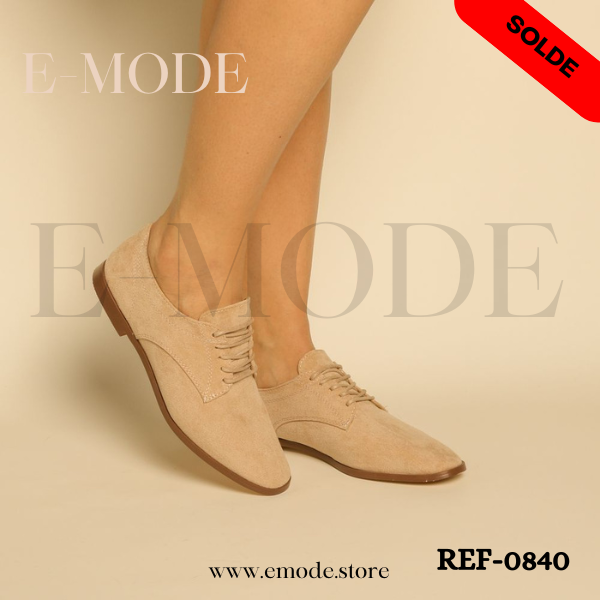 Derbies en Daim - Beige REF-0840
