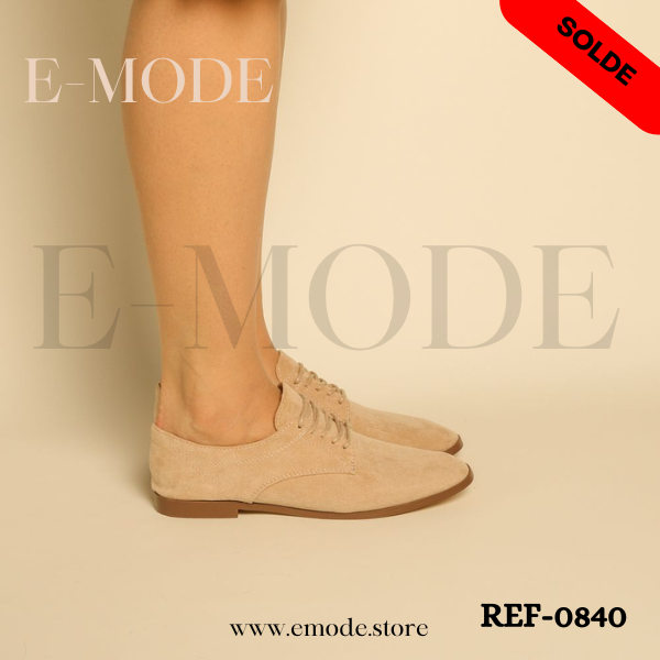 Derbies en Daim - Beige REF-0840