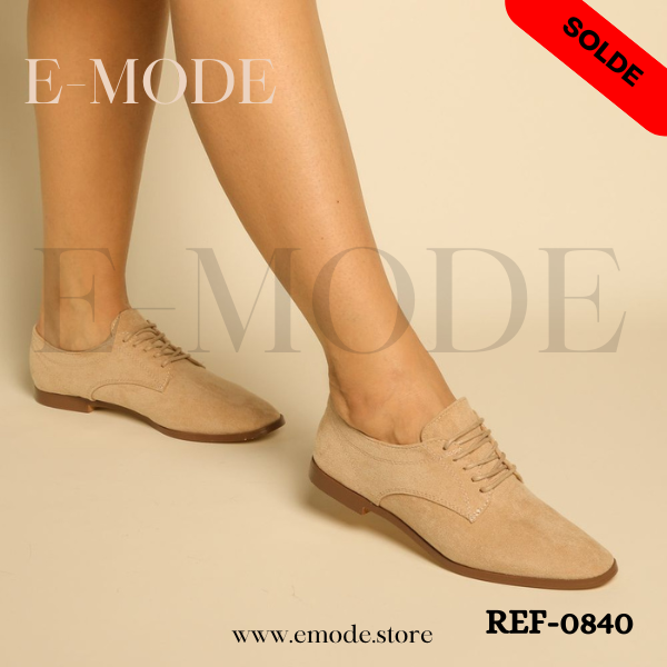 Derbies en Daim - Beige REF-0840