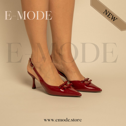 Escarpins slingback Rouge REF / 0870
