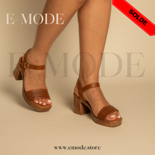 Sandales a Talons Marron / REF-0876