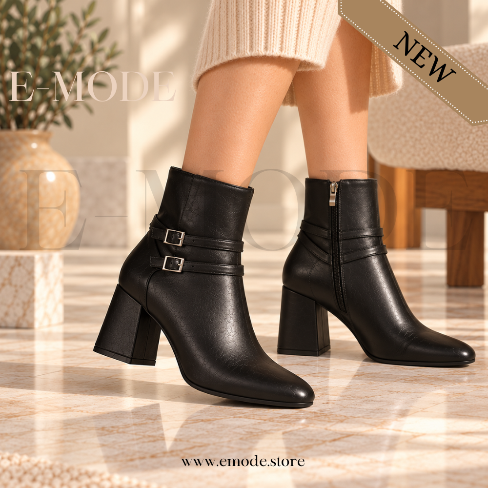 Bottines A Talons -Noir- REF-0910