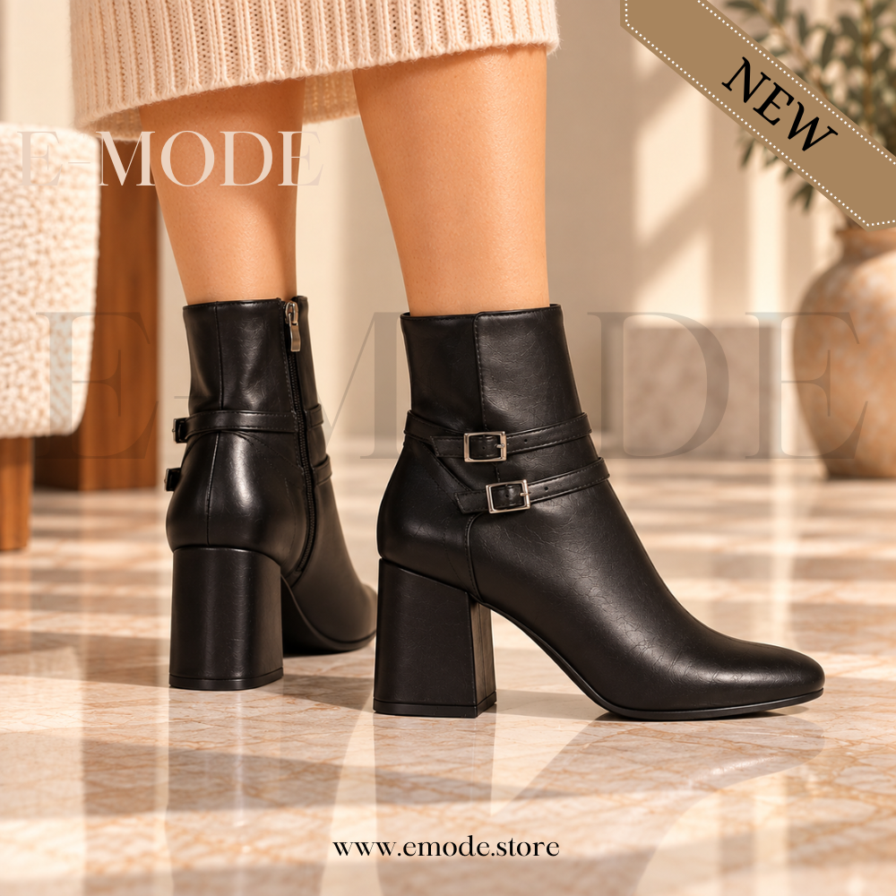 Bottines A Talons -Noir- REF-0910