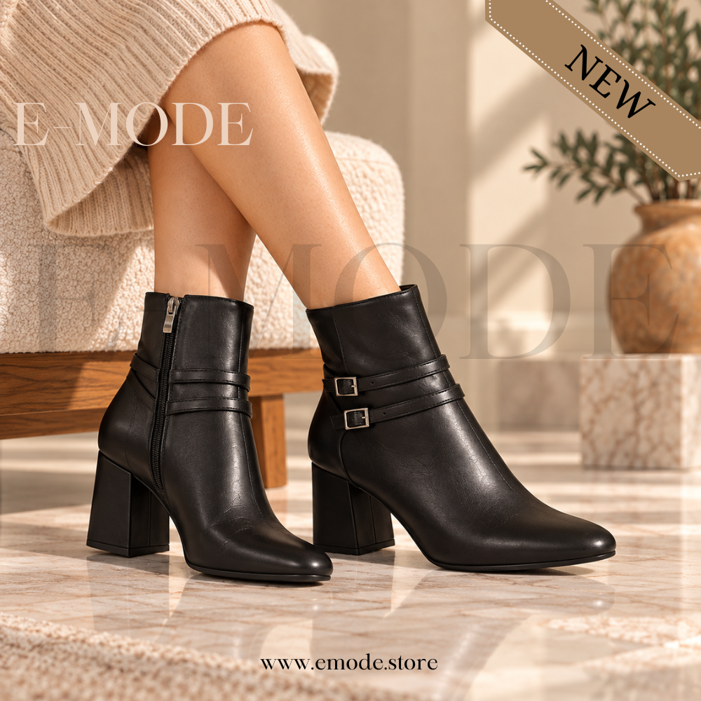 Bottines A Talons -Noir- REF-0910