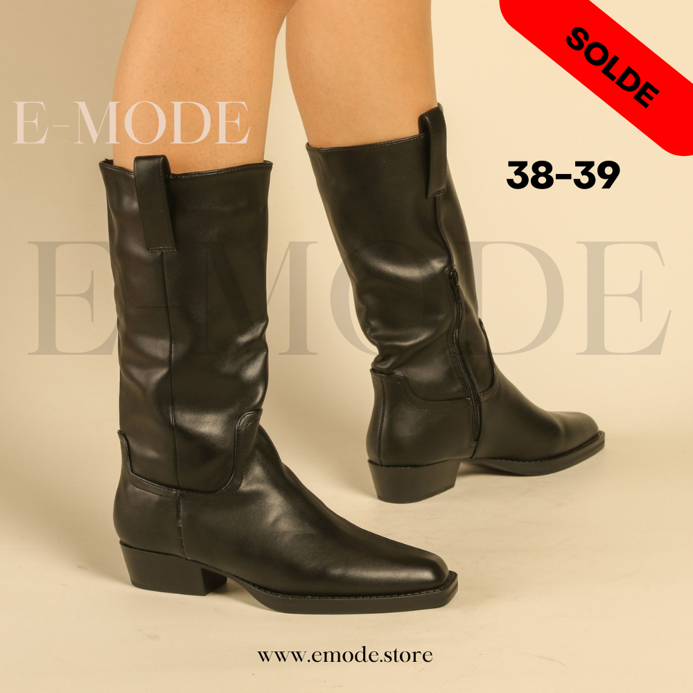 Bottes Santiago – Noir –  REF-0916